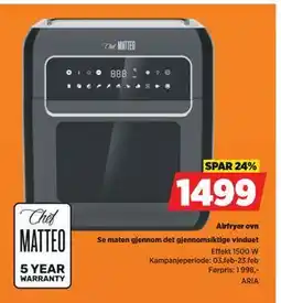 POWER Airfryer ovn tilbud