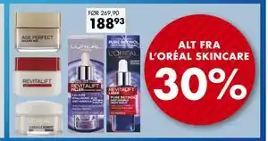 Sparkjøp ALT FRA L’ORÉAL SKINCARE tilbud