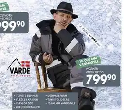 Sparkjøp WORKER VARMEDRESS tilbud
