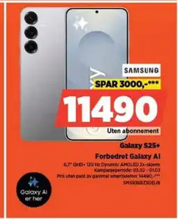 POWER Galaxy $25+ Forbedret Galaxy Al tilbud