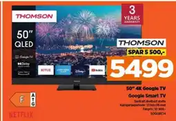 POWER 50" 4K Google TV Google Smart TV tilbud