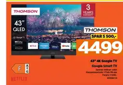 POWER 43" 4K Google TV Google Smart TV tilbud