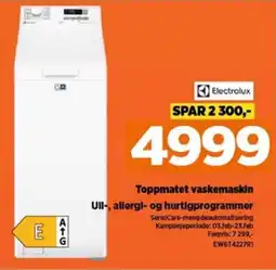 POWER Toppmatet vaskemaskin Ull-, allergi- og hurtigprogrammer tilbud