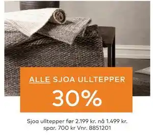 Skeidar Sjoa ulltepper tilbud