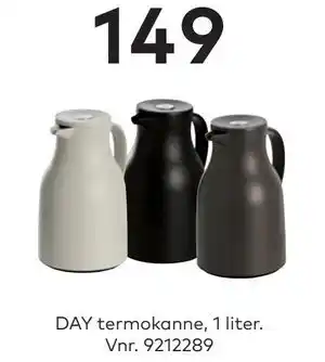 Skeidar DAY termokanne, 1 liter tilbud