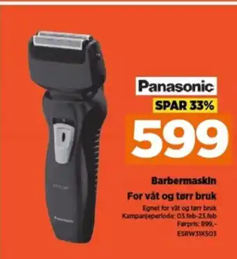 POWER Barbermaskin For våt og tørr bruk tilbud