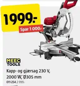 Jula MEEC TOOLS Kapp- og gjærsag 230 V, tilbud