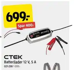 Jula Batterilader 12 V, 5 A tilbud