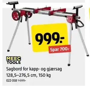 Jula Sagbord for kapp- og gjærsag 128,5–276,5 cm, 150 kg tilbud