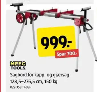 Jula MEEC TOOLS Sagbord for kapp- og gjærsag tilbud