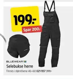 Jula BLUEWEAR Selebukse herre tilbud