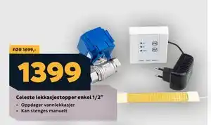 Megaflis Celeste lekkasjestopper enkel 1/2” tilbud