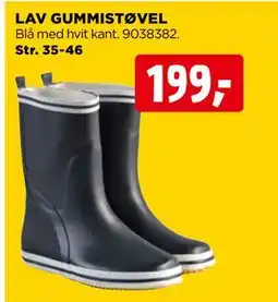 jem & fix LAV GUMMISTØVEL tilbud