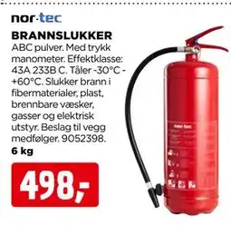 jem & fix BRANNSLUKKER tilbud