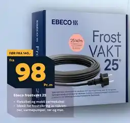 Megaflis Ebeco frostvakt 25 tilbud