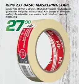 Coop Byggmix KIP 237 BASIC MASKERINGSTAPE tilbud