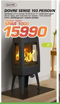 Coop Byggmix DOVRE SENSE 103 PEISOVN tilbud