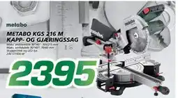 Coop Byggmix METABO KGS 216 M KAPP- OG GJÆRINGS tilbud