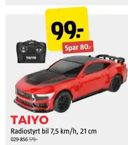 Jula TAIYO Radiostyrt bil 7,5 km/h, tilbud