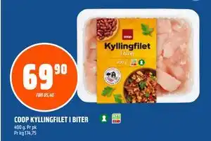 Coop Obs COOP KYLLINGFILET I BITER tilbud