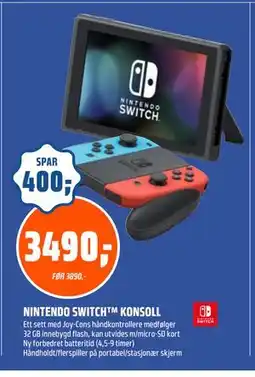 Coop Obs NINTENDO SWITCH KONSOLL tilbud