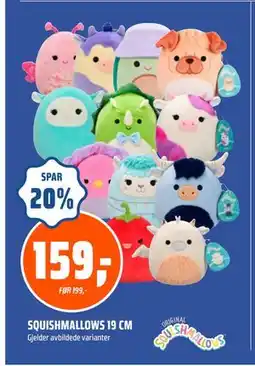 Coop Obs SQUISHMALLOWS 19 CM tilbud