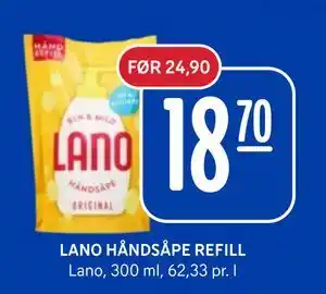 Rema 1000 LANO HÅNDSÅPE REFILL tilbud