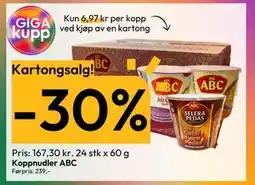 Gigaboks Koppnudler ABC tilbud