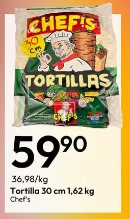 Gigaboks Tortilla 30 cm 1,62 kg tilbud