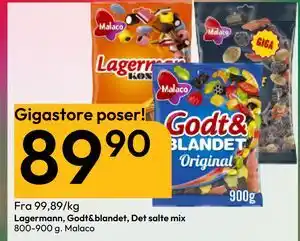 Gigaboks Lagermann, Godt&blandet, Det salte mix tilbud