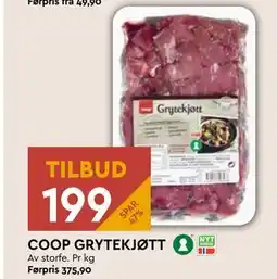 Coop Mega COOP GRYTEKJØTT tilbud