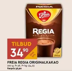 Coop Mega FREIA REGIA ORIGINALKAKAO tilbud