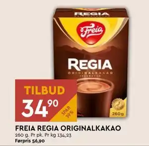 Coop Mega FREIA REGIA ORIGINALKAKAO tilbud