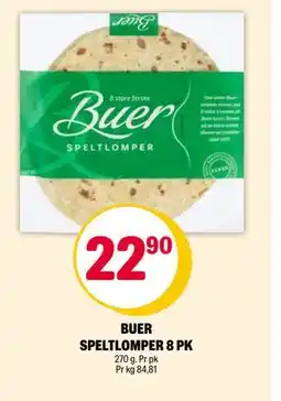 Coop Extra BUER SPELTLOMPER 8 PK tilbud