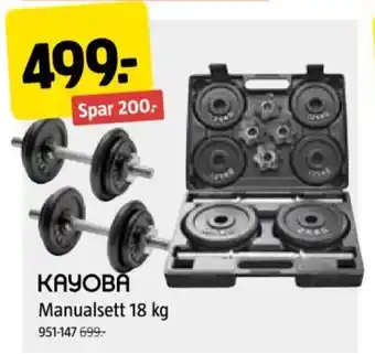 Jula KAYOBA Manualsett tilbud