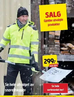 Jula Hard Head Snøskuffe i aluminium tilbud