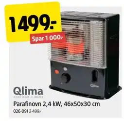 Jula Qlima Parafinovn 2,4 kW tilbud