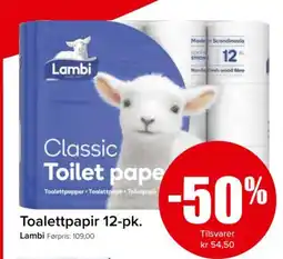 Spar LAMBI Toalettpapper tilbud