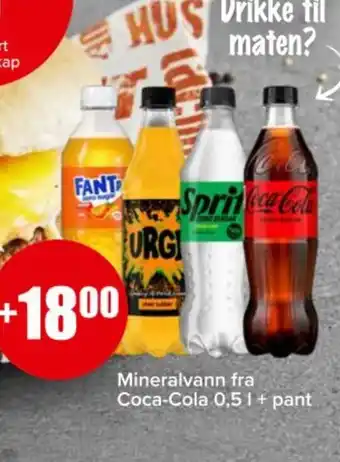 Spar Mineralvann fra Coca-Cola tilbud