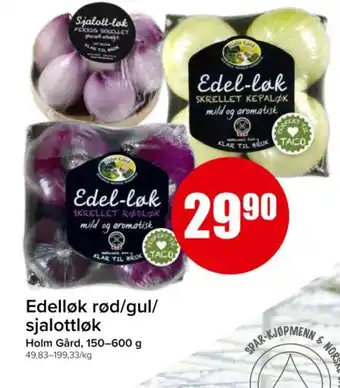 Spar Edelløk rød/gul/ sjalottløk tilbud