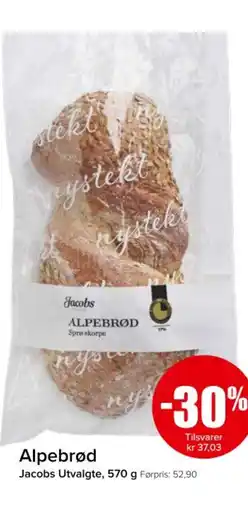 Spar Alpebrød tilbud