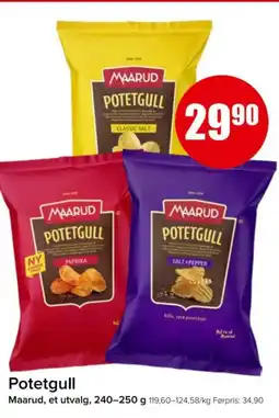 Spar MAARUD Potetgull tilbud