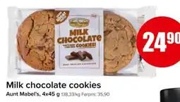 Spar Aunt Mabel's Milk chocolate cookies tilbud