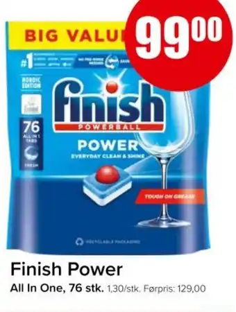 Spar FINISH Power tilbud