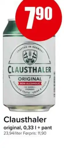 Spar CLAUSTHALER tilbud