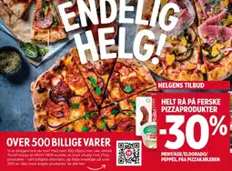 Meny Helt rå på ferske pizzaprodukter tilbud