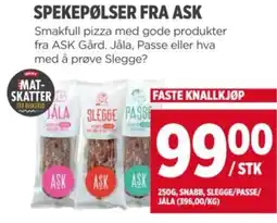 Meny Spekepølser fra ask tilbud