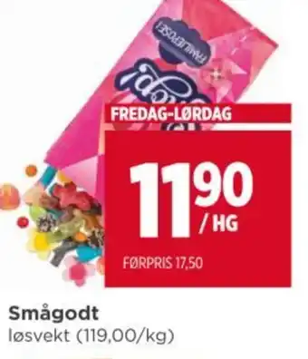 Meny Smågodt tilbud