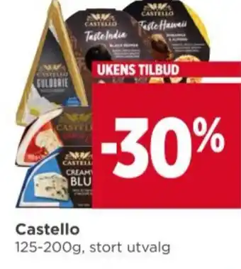 Meny CASTELLO tilbud