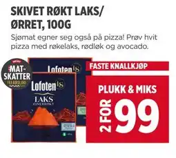 Meny SKIVET RØKT LAKS/ ØRRET, 100G tilbud